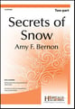 Secrets of Snow Two-Part choral sheet music cover